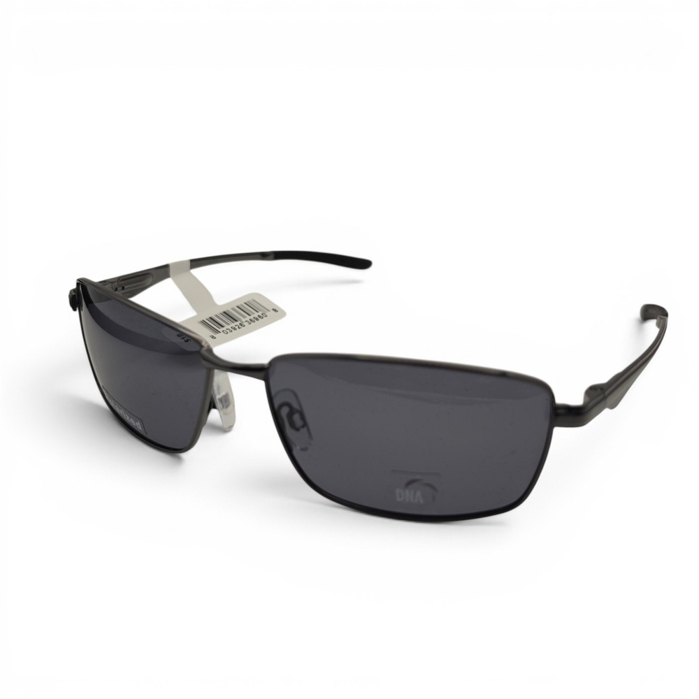 DNA Mens Polarized Sunglasses Gunmetal Rectangle RX'able 3001 UV400 61-14-129